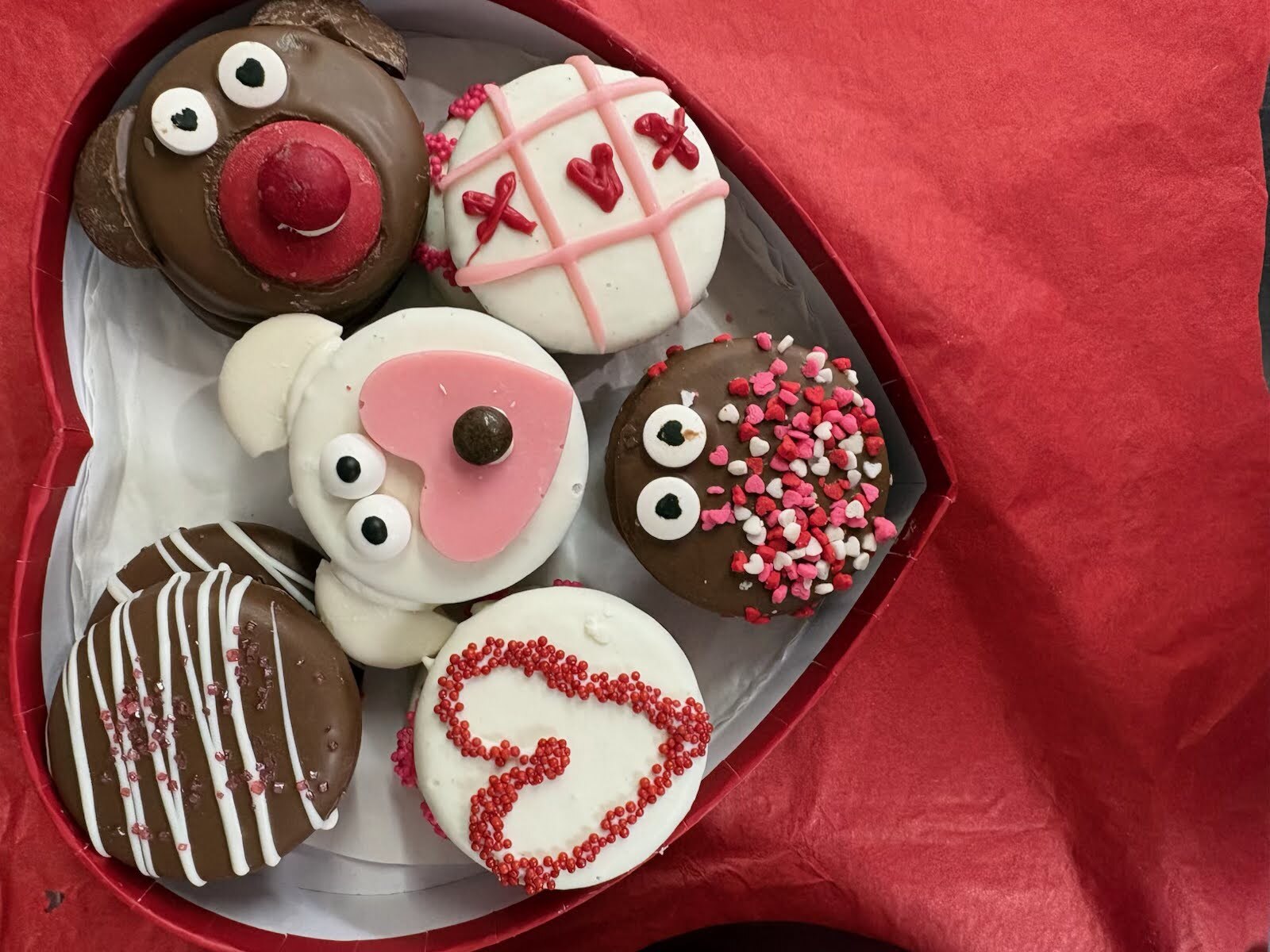 Valentines Oreo heart box Valentine Oreos